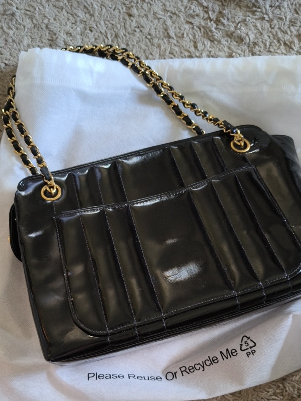 CHANEL Black Mademoiselle Shoulder Bag
